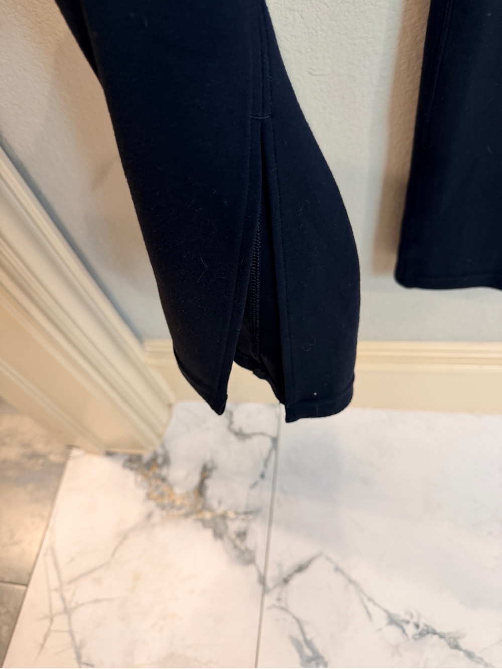 SPANX AirEssentials High Rise Split Hem Pants Black Tall Medium - Picture 4 of 9